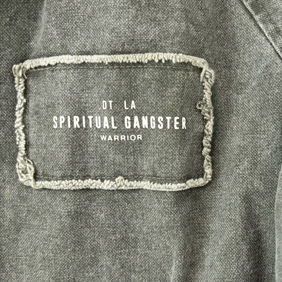 Spiritual Gangster | Rare DT LA Warrior Jacket | Sz L | Green | EUC - Picture 4 of 13